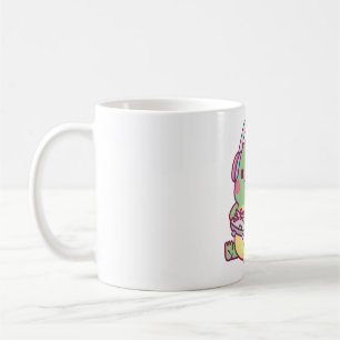 Caneca De Café Pequeno Dinossauro Bonito Jogando Videos games