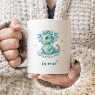 Caneca De Café Pequeno Dragão Bebê Fofo