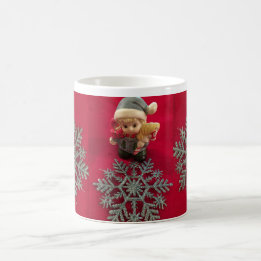 Caneca De Café Pequeno Elf Silver Snowflake Coffee Mug