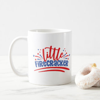 Caneca De Café Pequeno Firecracker 4 de julho