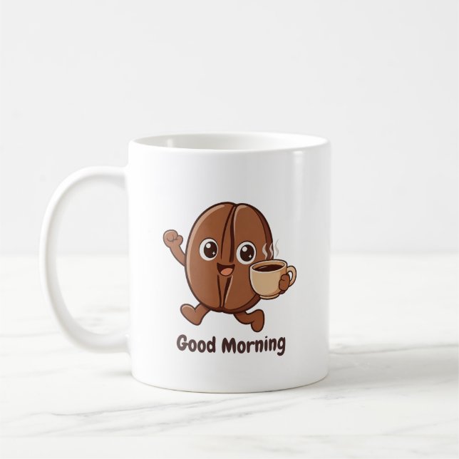Caneca De Café Pequeno Kaka – Bom Dia  (Esquerda)