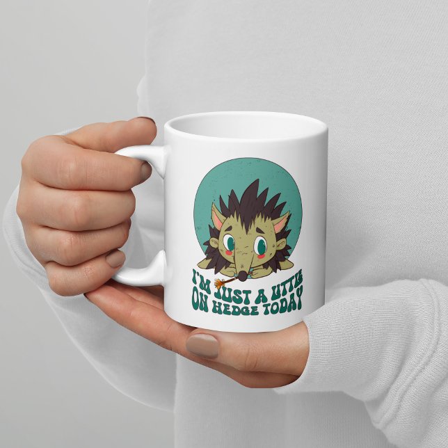 Caneca De Café Pequeno ouriço triste (Criador carregado)