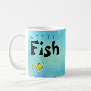 Caneca De Café Pequeno Peixe Grande Engraçado