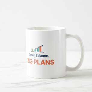 Caneca De Café Pequeno Saldo Grandes Planos Objetivo de Economia 
