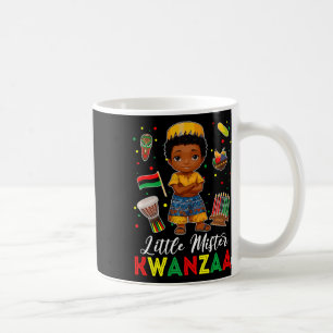 Caneca De Café Pequeno Senhor Kwanzaa Kinara Vela Afro-Americana