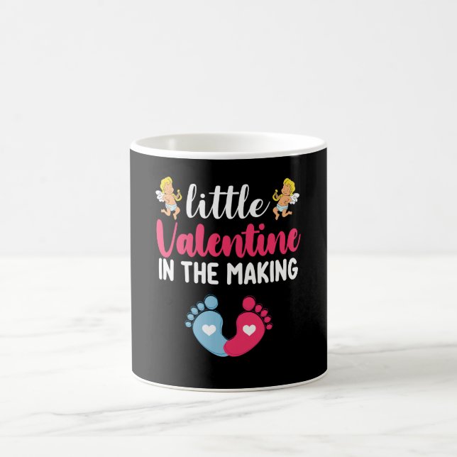 Caneca De Café Pequeno Valentim Em Fazer Gestações Grávida (Centro)