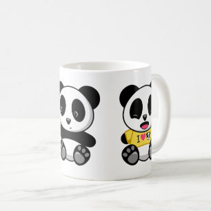 Caneca De Café Pequenos Pandas Bonitos