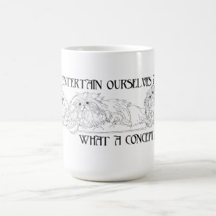 Caneca De Café Pequinêses se Entretemos?  O Quê?