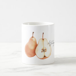 Caneca De Café Pera Laranja