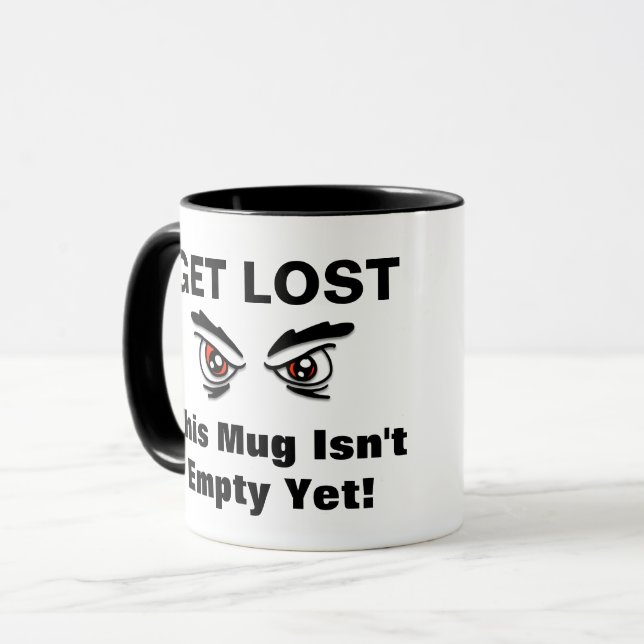 Caneca de Café Perca-se (Frente Esquerda)