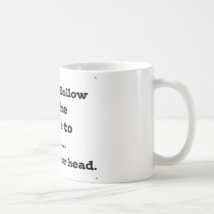 Caneca De Café Perca sua cabeça na cavidade sonolento