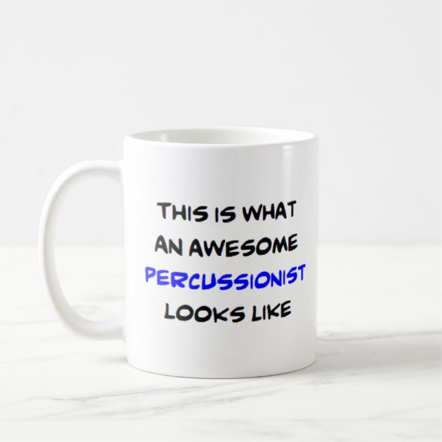 Caneca De Café percussionista, incrível (Esquerda)