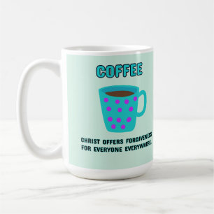 Caneca De Café Perdão Cristão Café