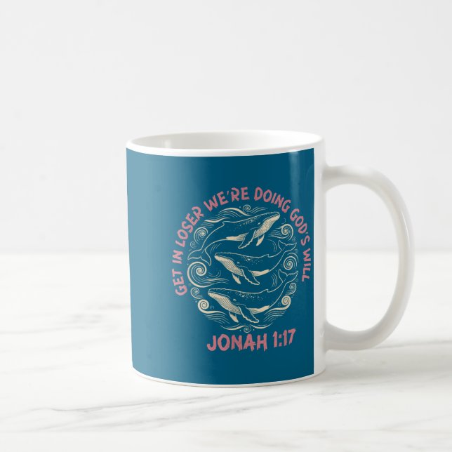 Caneca De Café Perdedor, estamos fazendo a vontade de Deus jonah  (Direita)