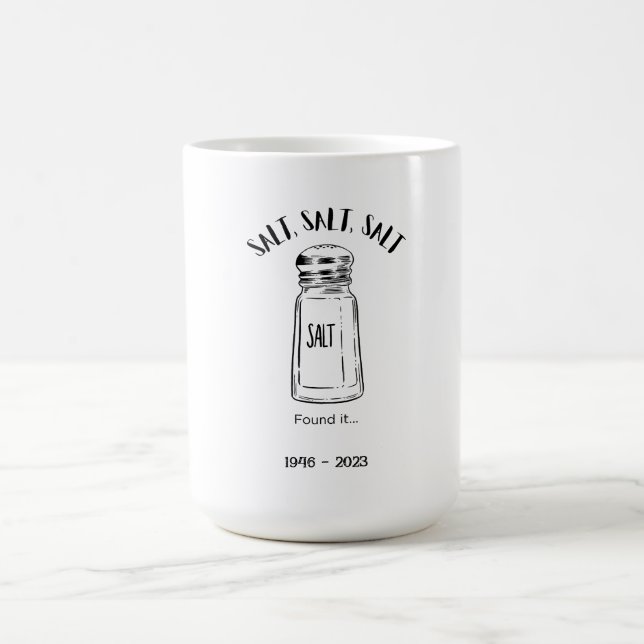 Caneca De Café Perdeu o agitador de sal - achou (Centro)