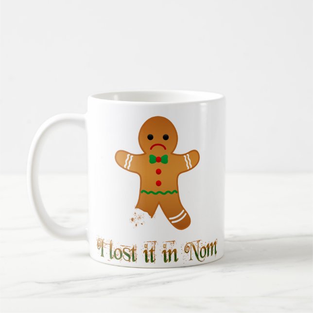 Caneca De Café Perdido em Nom (Esquerda)