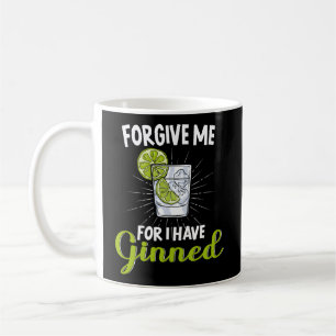 Caneca De Café Perdoe-Me Por Eu Ter Ginado Hangover Gin Bender