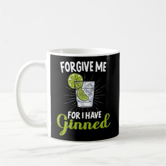 Caneca De Café Perdoe-Me Por Eu Ter Ginado Hangover Gin Bender