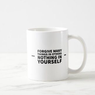 Caneca De Café Perdoe Muitas Coisas Nos Outros Nada Em Si Mesmo