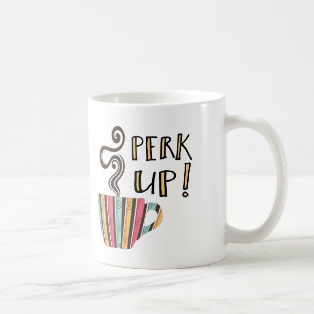 Caneca De Café Perfazer Coffee Quote (Direita)