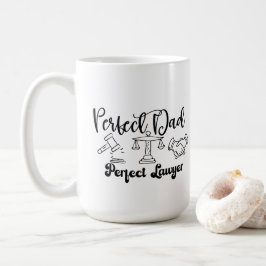Caneca De Café Perfect Dad, Perfect Lawyer Coffee Mug