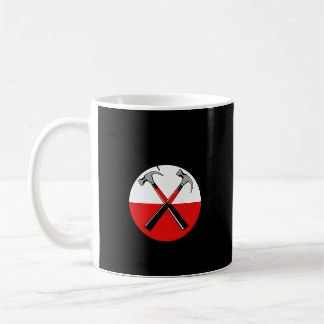 Caneca De Café Perfect S Dois Hammers Cruzam Um Pelo Outro (Esquerda)