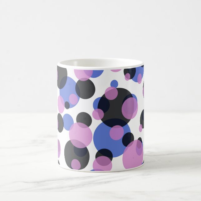 Caneca De Café 🌟 Perfeição Reprodutiva: Canhão de Pontos Círculo (Centro)