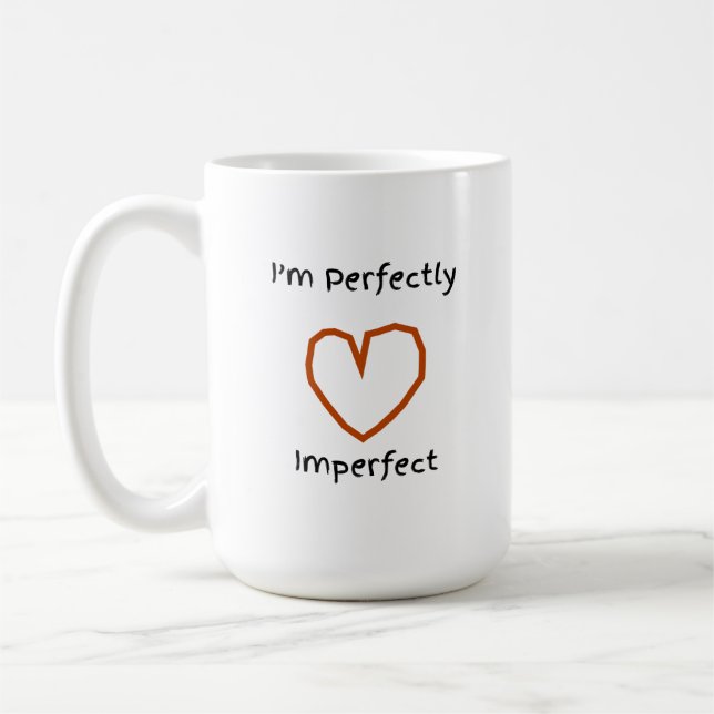 Caneca De Café Perfeitamente Imperfeito (Esquerda)
