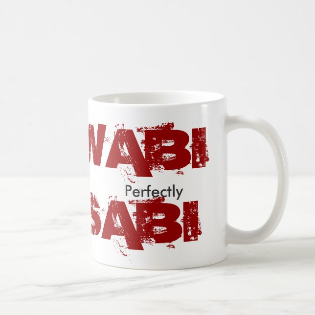 Caneca De Café Perfeitamente WABISABI - Personalizado (Direita)