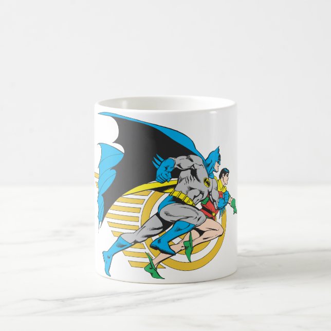 Caneca De Café Perfil Batman & Robin (Centro)
