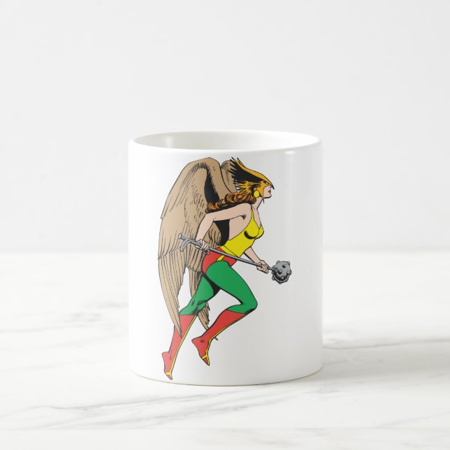 Caneca De Café Perfil da HawkWomen (Centro)