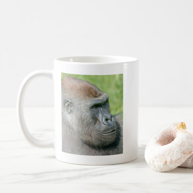 Caneca De Café Perfil do Gorilla Lope (Com Donut)
