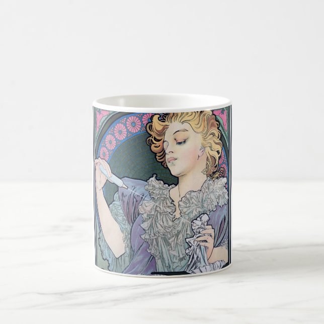 Caneca De Café Perfume, Alphonse Mucha (Centro)