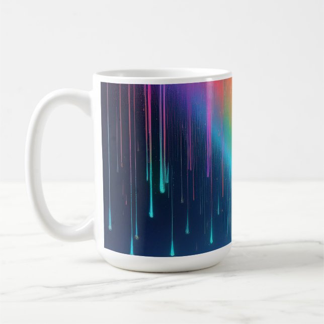 Caneca De Café Perfuração de Arco-Íris (Esquerda)
