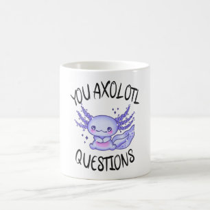 Caneca De Café Perguntas axolotl