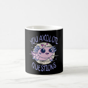 Caneca De Café Perguntas axolotl