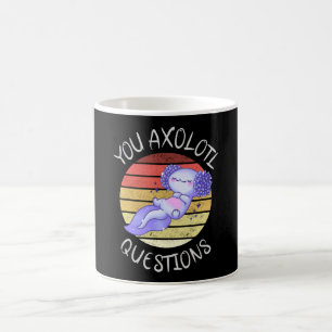 Caneca De Café Perguntas axolotl