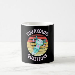 Caneca De Café Perguntas axolotl