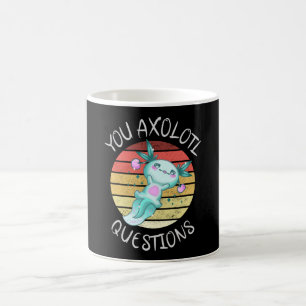 Caneca De Café Perguntas axolotl