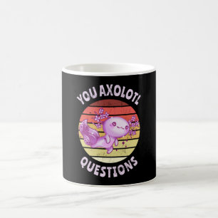 Caneca De Café Perguntas axolotl