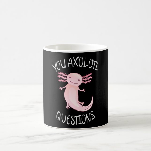 Caneca De Café Perguntas axolotl (Centro)