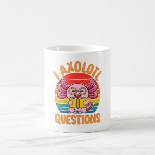 Caneca De Café Perguntas do Axolote