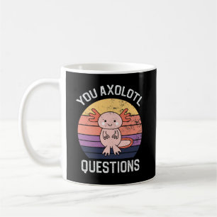 Caneca De Café Perguntas sobre o Axolotl