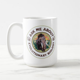 Caneca De Café Pergunte-Me Sobre A Biologia Evolucionária Wooly M