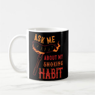 Caneca De Café Pergunte-Me Sobre Meu Churrasco De Habitação De Fu