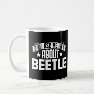 Caneca De Café Pergunte-me sobre os Insetos de besouros