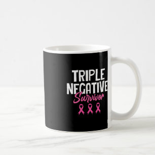 Caneca De Café Perícia Negativa Tripla de Sobrevivência do Cancer