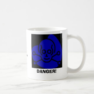 Caneca De Café Perigo, PERIGO! , Contem Dihydrous MonoxideHar…