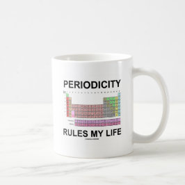 Caneca De Café Periodicidade Regra Minha Vida (Humor Mesa Periódi