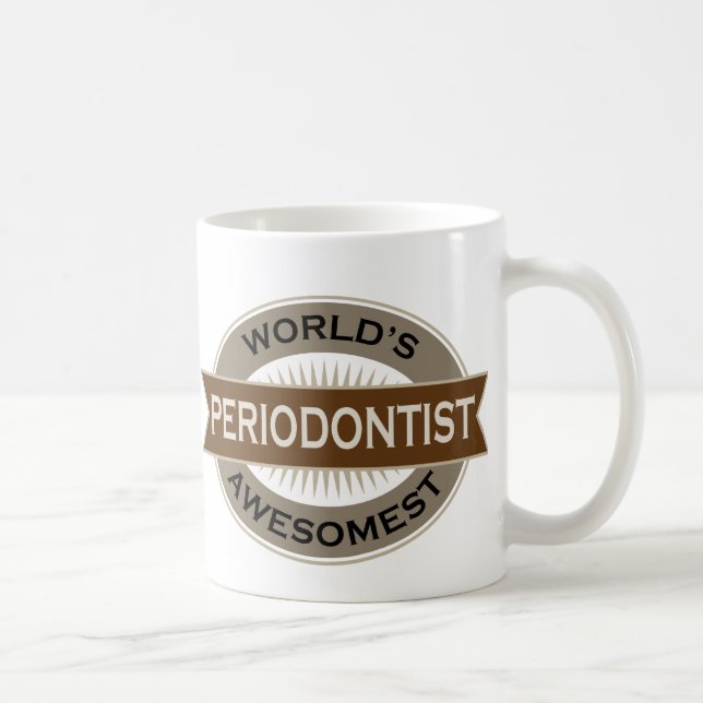 Caneca De Café Periodontist de Awesomest dos mundos (Direita)